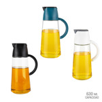 Imagen de ACEITERA de Vidrio c/Tapa Colores 630ml