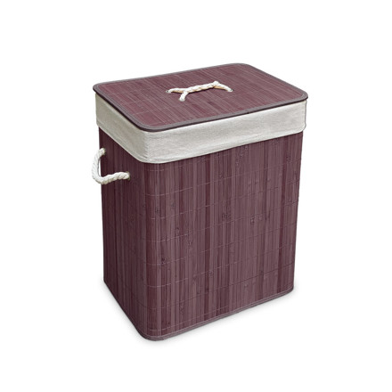 Imagen de Cesto de Ropa Bambú RECTANGULAR CHICO 37x27x49cm H