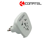 Imagen de ADAPTADOR Multiformato Toma 3 Lineas Blanco CONATEL/VIVION