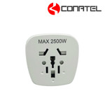 Imagen de ADAPTADOR Multiformato Toma 3 Lineas Blanco CONATEL/VIVION