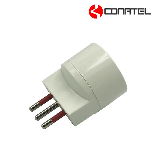Imagen de ADAPTADOR Schuko Simple 3 Líneas CONATEL/VIVION