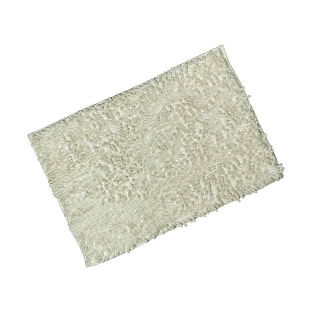 Imagen de Alfombra Chenille Crema 40x60cm