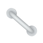 Imagen de AGARRADERA 20cm Bronce BLANCA