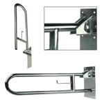 Imagen de AGARRADERA Rebatible Acero Inox. Jackwal 75x10cm/ H 30cm