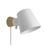 Imagen de APLIQUE 1 Luz E27 Aren Blanco Ø13x17cm Prof