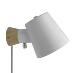 Imagen de APLIQUE 1 Luz E27 Aren Blanco Ø13x17cm Prof