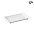 Imagen de BANDEJA Blanca c/Asas Rectagular COZA 45x29.5x5cm H