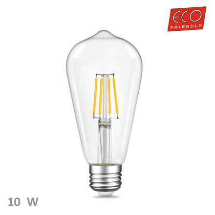 Imagen de LED Filamento Morron E27 10w Calida