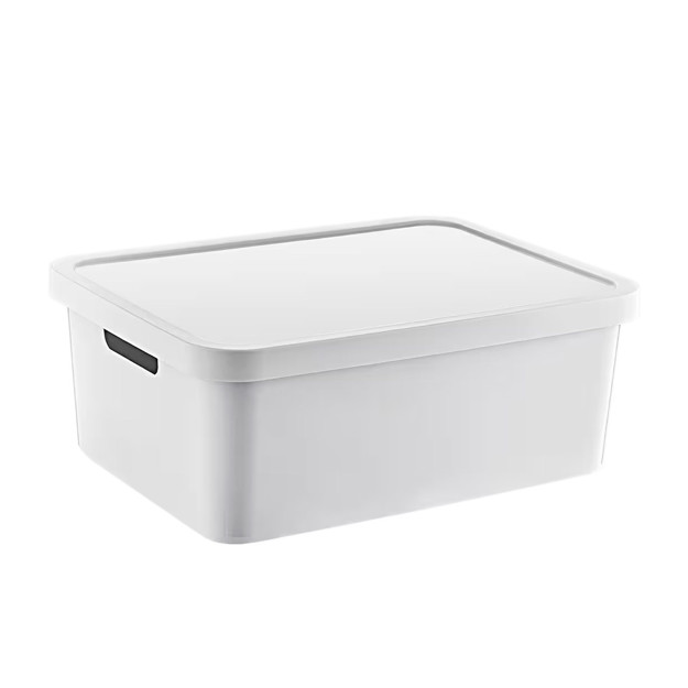 Imagen de CAJA Organizadora Plastica c/Tapa Blanco 28x37x14cm h
