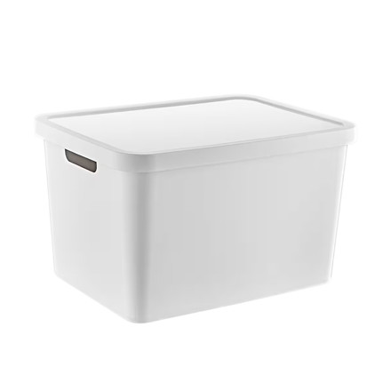 Imagen de CAJA Organizadora Plastica c/Tapa Blanco 28x37x22cm h