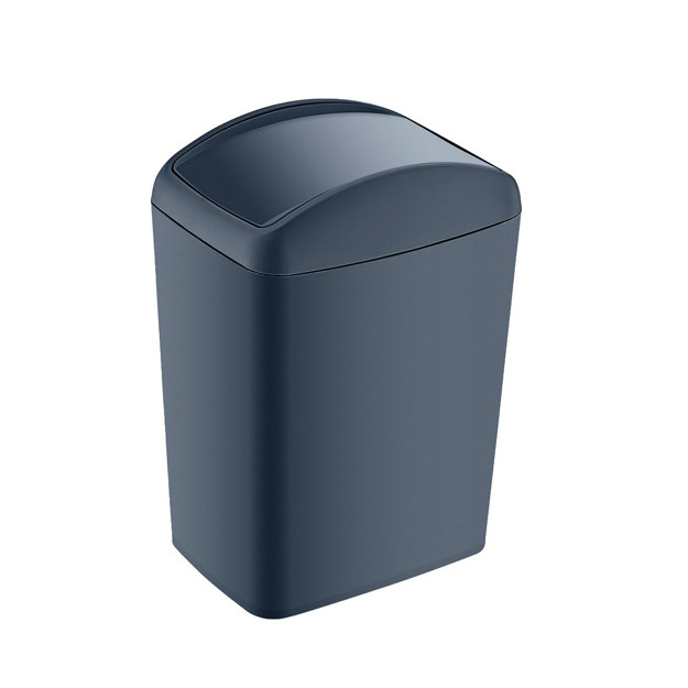 Imagen de PAPELERA 20Lts Plastica Vaiven Gris 28x35x51cm H