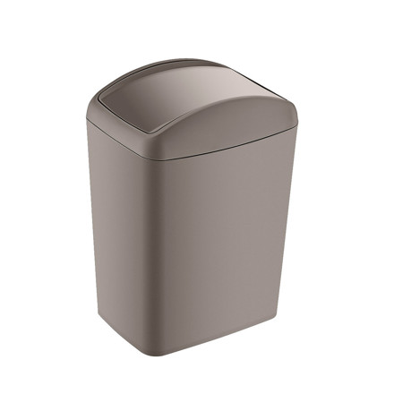 Imagen de PAPELERA 20Lts Plastica Vaiven Marron 28x35x51cm H