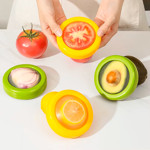 Imagen de CONSERVADOR de Alimentos Plastico Hermetico Colores Surtidos Ø10x2.6cm h