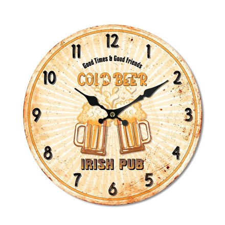Imagen de RELOJ de Pared Cold Beer Ø29x3.5cm