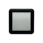 Imagen de APLIQUE Pared 4w Led Entero Cuadrado Calido Negro 14x14x5 cm