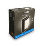 Imagen de APLIQUE Pared 4w Led Entero Cuadrado Calido Negro 14x14x5 cm