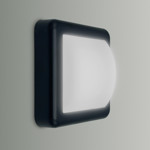 Imagen de APLIQUE Pared 4w Led Entero Cuadrado Frio Negro 14x14x5 cm