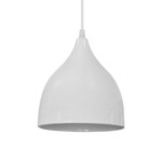 Imagen de CAMPANA 1 Luz E27 Copa Blanco 17.5Ø