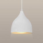 Imagen de CAMPANA 1 Luz E27 Copa Blanco 17.5Ø