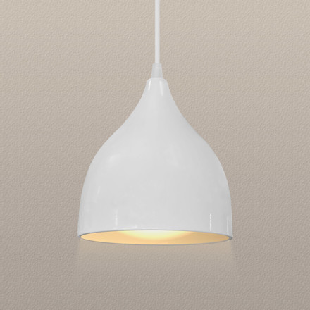 Imagen de CAMPANA 1 Luz E27 Copa Blanco 17.5Ø