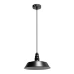 Imagen de CAMPANA 1 Luz E27 Vintage Negro 36Ø