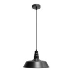 Imagen de CAMPANA 1 Luz E27 Vintage Negro 36Ø