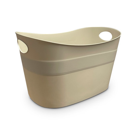 Imagen de CESTO Multiuso c/Asas Liso Beige