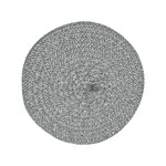 Imagen de Cesto Organizador con Tapa Gris Mediano Ø23x15cm H