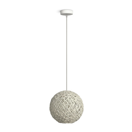Imagen de COLGANTE 1 Luz Capullo Blanco Chico E27 20Ø
