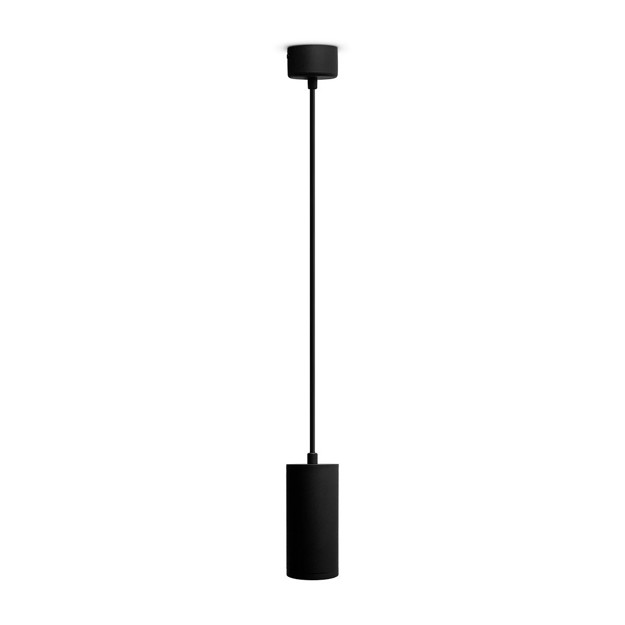Imagen de COLGANTE 1 Luz Cilindro Negro GU10 6Ø 13h