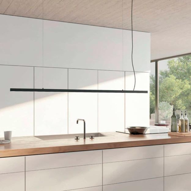 Imagen de COLGANTE Led 36w Neutro Lineal Negro Neutro 120cm