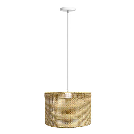 Imagen de COLGANTE Saiko 1 Luz E27 Fibras Naturales 30x20cm