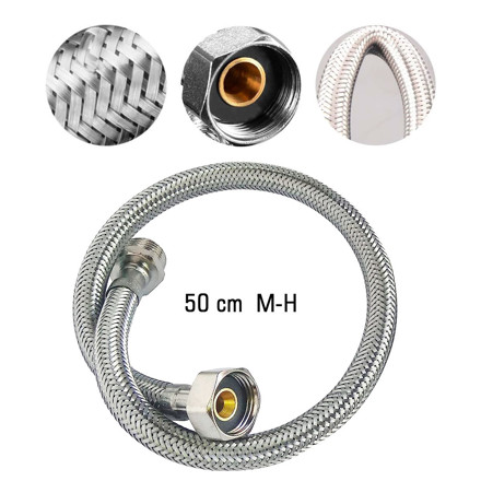 Imagen de COLILLA Full Bore Acero Inox. M-H 50cm. Flexinet