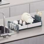 Imagen de ESCURREPLATOS de Mesada GALA Extensible 34.5-53.5x35x11.5cm H