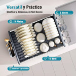 Imagen de ESCURREPLATOS de Mesada GALA Extensible 34.5-53.5x35x11.5cm H