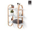 Imagen de ESTANTE x 3 Pared Bco/Nat. 65.2x23.6x74.9H cm