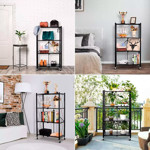 Imagen de ESTANTERIA x 4 Plegable Metalica Negra