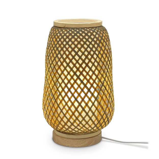 Imagen de LAMPARA de Mesa E27 Bamboo Ø13 base x 32.5 h cm
