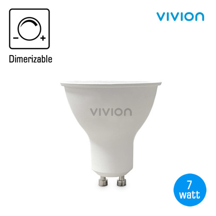 Imagen de LÁMPARA LED Dicroica GU10 7w Fría Dimerizable Vivion