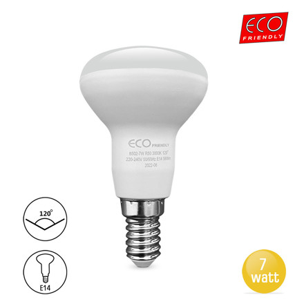 Imagen de LÁMPARA LED R50 7w E14 Cálida Eco