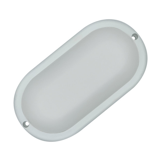 Imagen de LED Tortuga 15w Plastica Oval Blanca Fria 9.5x19.5x4cm H