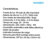 Imagen de LUZ de Emergencia 9w/90 Leds Frío Vivion