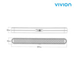 Imagen de LUZ de Emergencia 9w/90 Leds Frío Vivion
