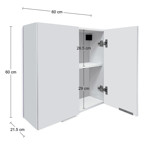 Imagen de Mueble Auxiliar p/Baño Blanco