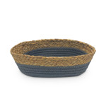 Imagen de OrganizadorOval Chico Fibras Bicolor 29x19x8cm H