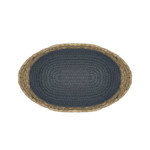 Imagen de OrganizadorOval Chico Fibras Bicolor 29x19x8cm H