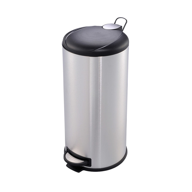 Imagen de PAPELERA 30 Lts Acero c/Pedal Ø30x63cm H