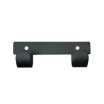 Imagen de PERCHA Ducasse 2 Ganchos Acero Negro 12x3.5x4.5cm H
