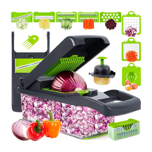 Imagen de RALLADOR Picador de Verduras Multisuo Gris 32x11x11 h cm