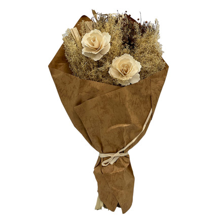 Imagen de RAMO Flores Secas Camellia 45cm